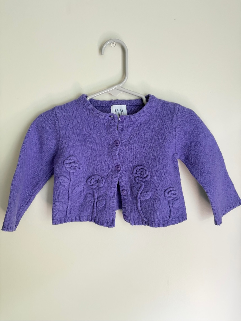 Baby gap 6-12 mo knit cardigan VTG